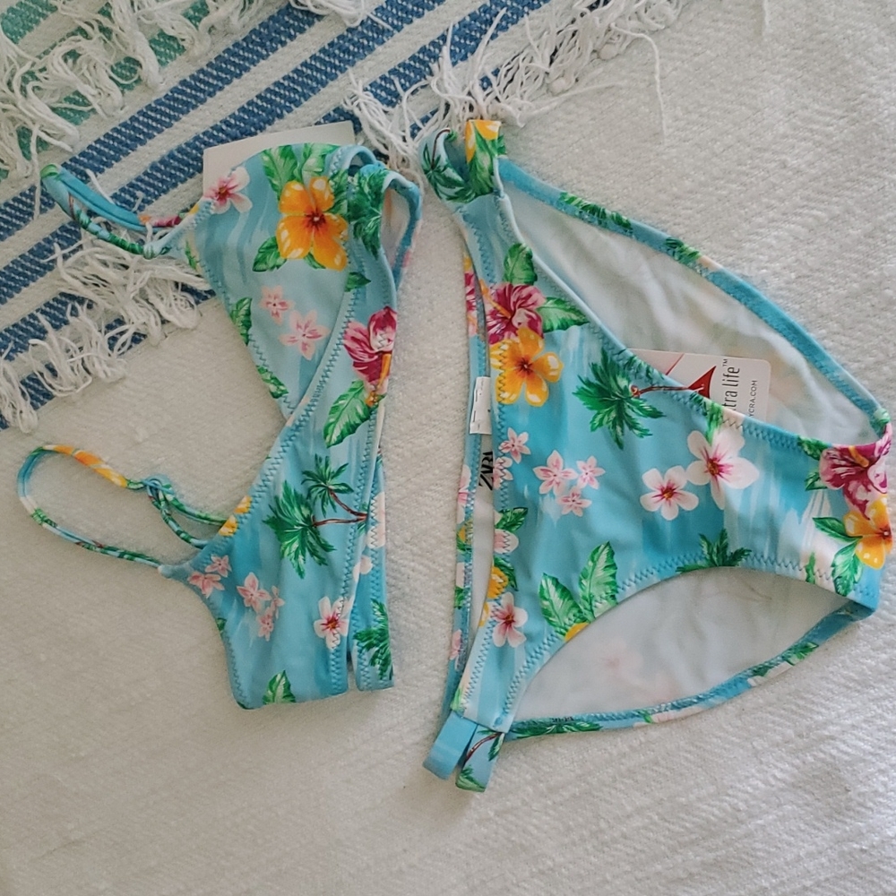 Zara Big Girls bathing suit Size 9-10 NWT NEW
